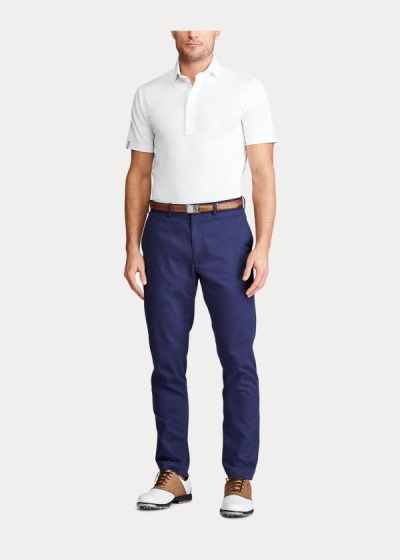 Polos Ralph Lauren Hombre Blancos - Classic Fit Tech Piqué - ENMOF8072